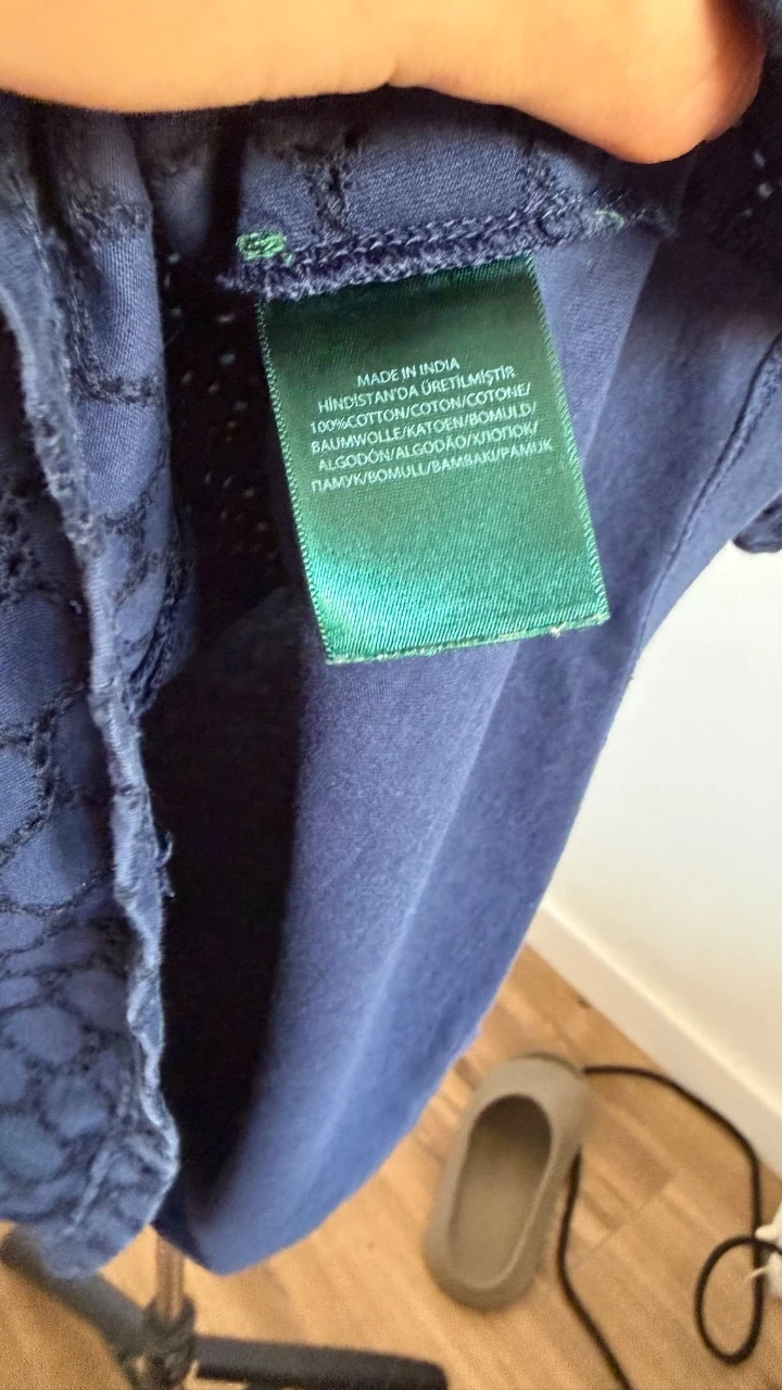 Blusa Lauren Ralph Lauren azul marino talla XL – photo 4